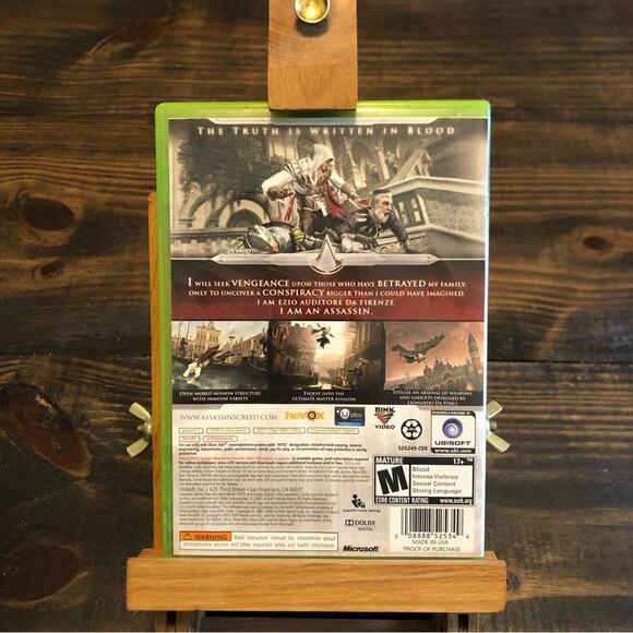 XBOX 360 Live Video Game Assassins Creed II - Picture 2 of 3